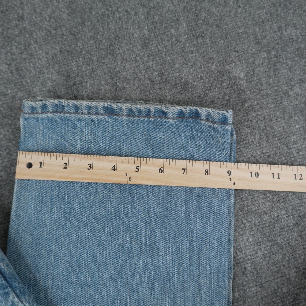 Carhartt Jeans Womens 12/30 Light Wash Blue WB160 Relaxed Straight Leg Denim - Picture 8 of 12